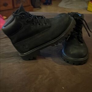 Timberland Black Leather Boots